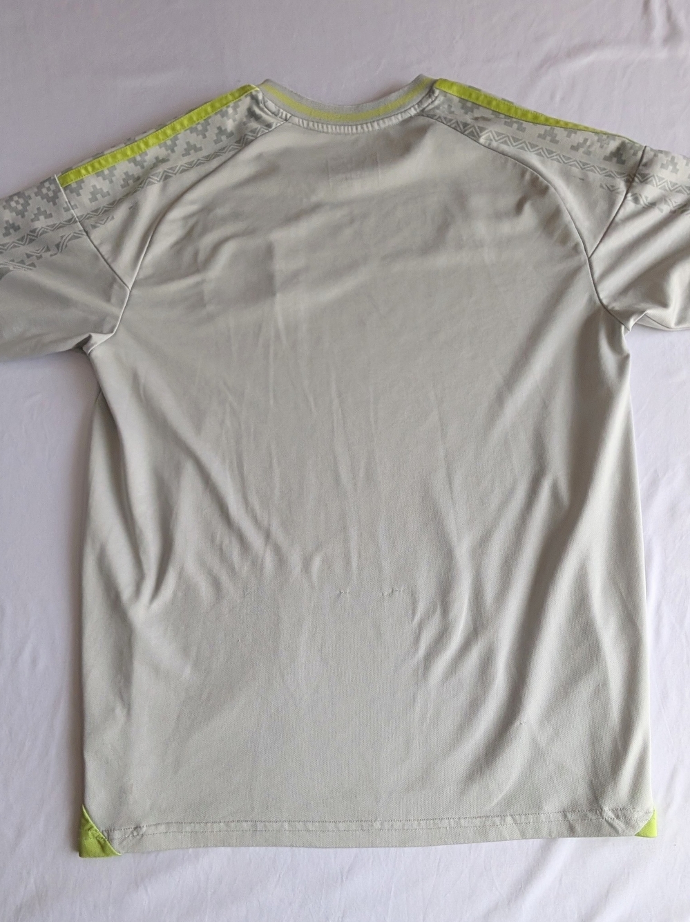 Adidas Mexico White & Neon Yellow 2024 Soccer Jersey - Picture 7 of 9